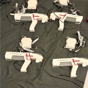 Four laser x guns in great condition